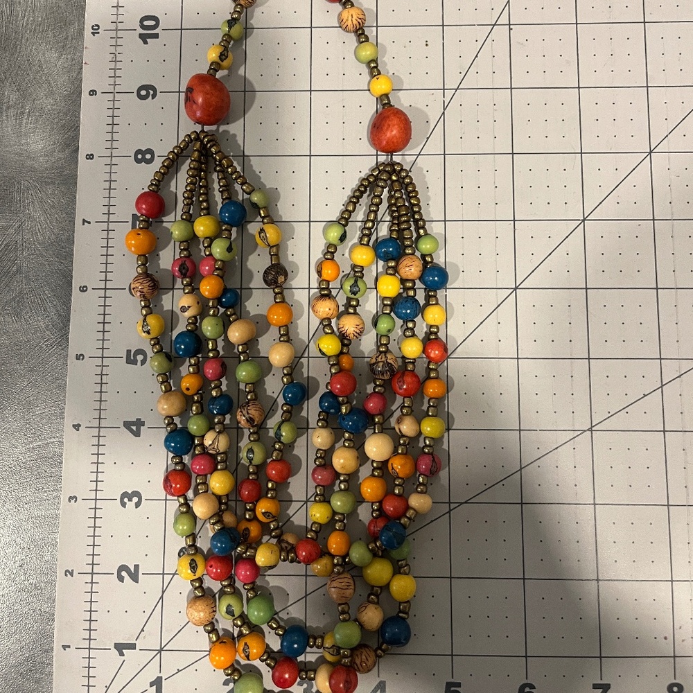 Multicolor Beaded Necklace
